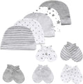 Baby Hat and Mittens Set Newborn Baby Hats Caps by MAMIMAKA