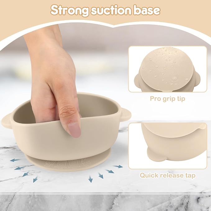 2 Pack Stainless Steel Baby Bowls - Image 5
