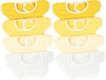 Baby Bibs Muslin Bibs 8 Pack for Drooling and Teething for Unisex Girls Boys by DOSMINE