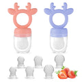 Baby Fruit Feeder, Teething Toys, Silicone teethers by Powerwan