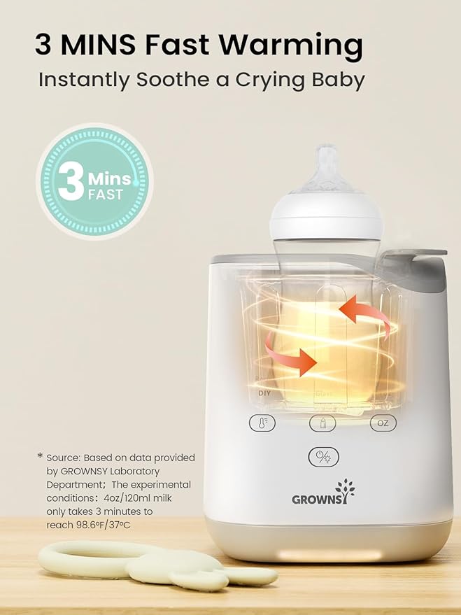 GROWNSY Bottle Warmer, 2025 Fast Baby Bottle Warmer - Image 2