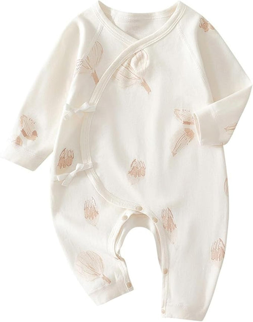 100% Organic Cotton Soft 0-6 Months Unisex Footless Newborn Baby Sleepers by Cherie+Kids