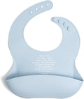 Be A Heart Silicone Baby Bibs, Adjustable Waterproof Bibs, Meal Blessing Bibs by BeAHeart