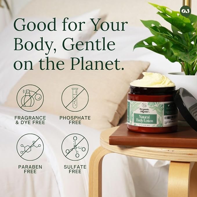 Organic Jaguar Natural Body Lotion, 8 oz, Moisturizer - Image 4