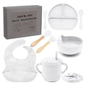 9pc BPA Free Silicone Baby Feeding Set by Dormlony
