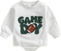 VISGOGO Newborn Infant Baby Boy Girls Oversized Romper Little Dude Sweater by VISGOGO
