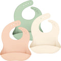 Cuddle Campus Set of 3 Silicone Bibs by CuddleCampus