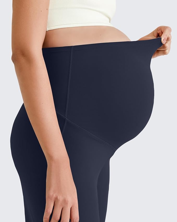 G4Free BareFeel Maternity Dress Yoga Pants Over The Belly Stretchy Work Slack - Image 7