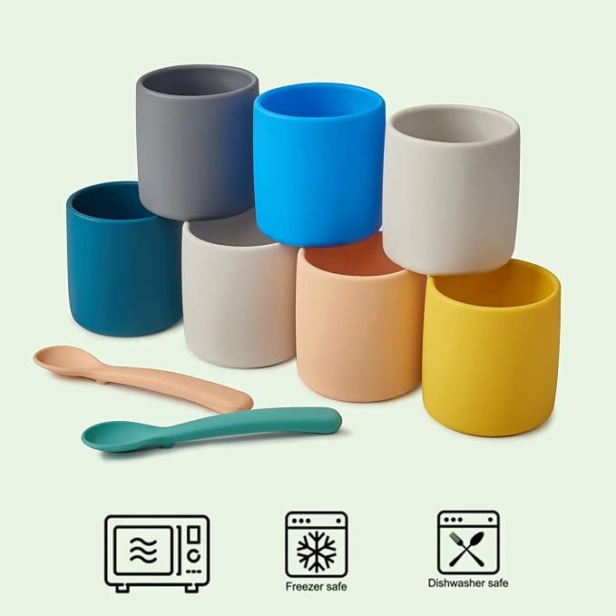 Silicone Toddler Cup 6 oz, Toddler Open Cups Study and Durable, - Image 6