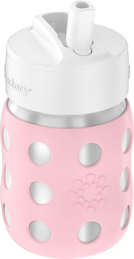 Lifefactory 8-Ounce Stainless-Steel Vacuum-Insulated Wide-Neck Baby Bottle - Image 2
