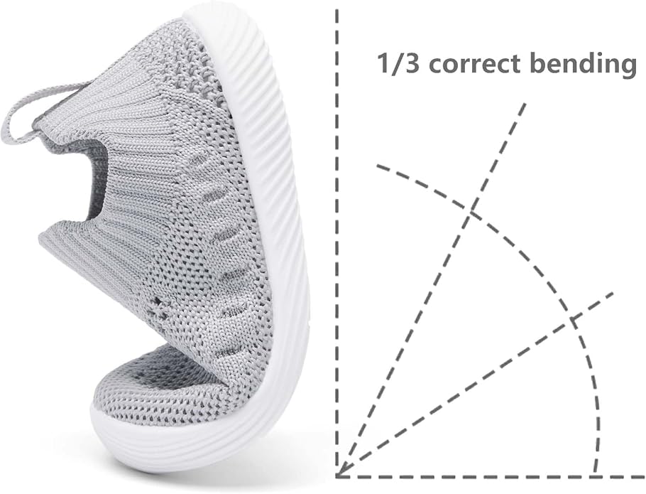 MORENDL Baby Toddler Walking Socks Non-Slip Breathable Unisex Casual Sneakers - Image 5