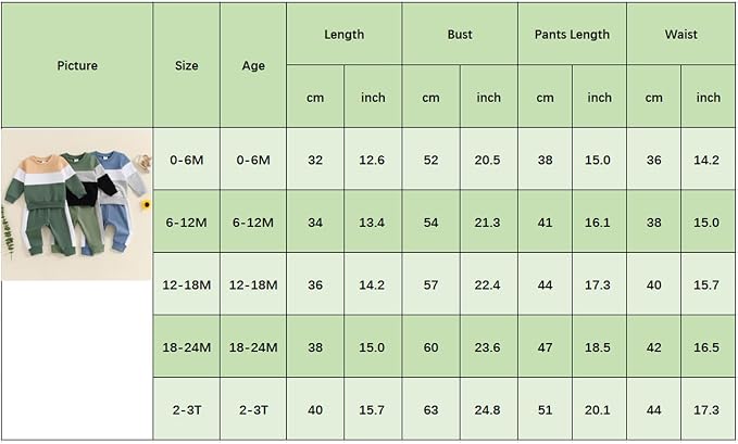 Toddler Baby Boy Fall Outfits Long Sleeve Crew Neck Pullover Sweatshirt + - Image 7