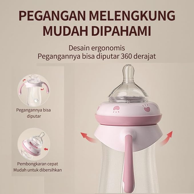 Baby Bottles, Weighted Straw Toddler Milk Bottles - Image 5
