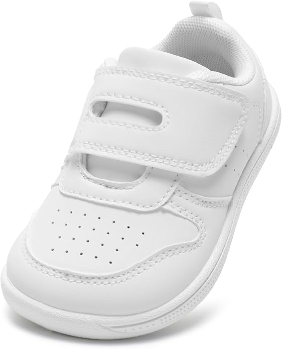 Toddler Wide Toe Box Barefoot Shoes Boys Girls Sneakers Zero Drop Kid Tennis by STQKIDS