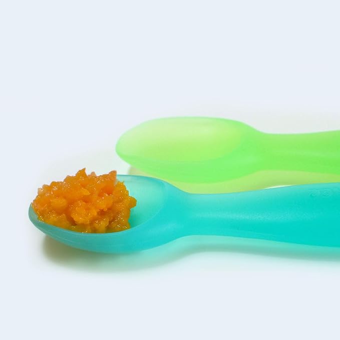ChooMee Silicone Baby Spoons | 4 Months +, First Stage Baby Led Weaning and - Image 7