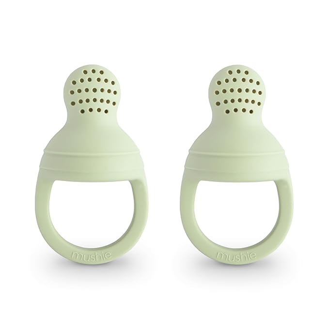 mushie Silicone Baby Fresh Fruit & Food Feeder Pacifier | 6 Months+ by mushie