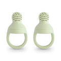 mushie Silicone Baby Fresh Fruit & Food Feeder Pacifier | 6 Months+ by mushie