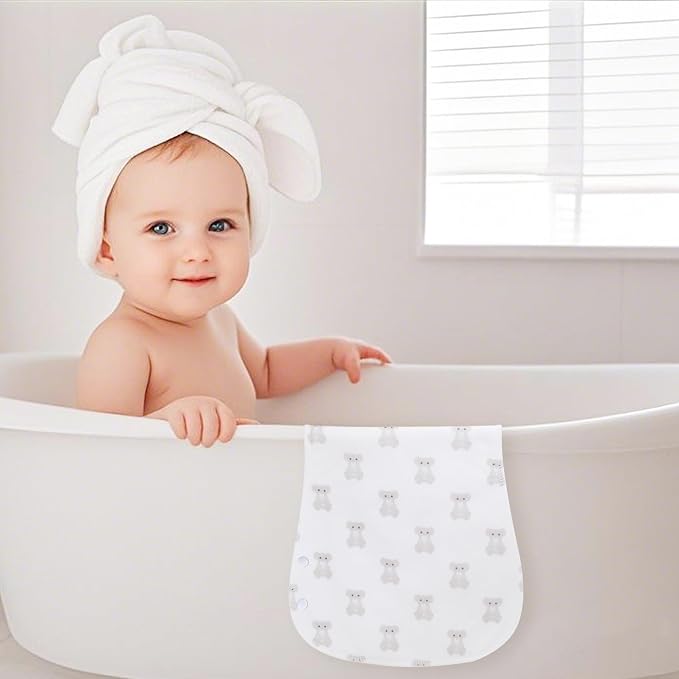2-in-1 Burp Cloths and Baby Bibs - Image 8