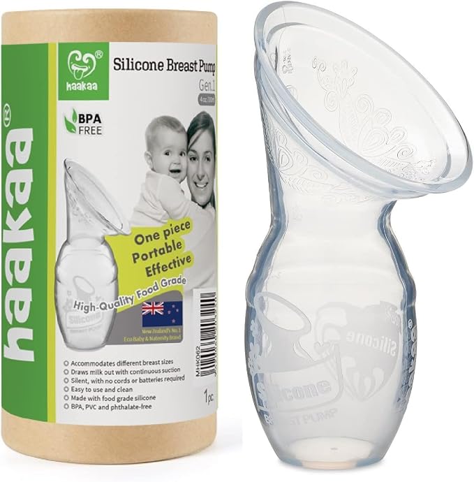 Haakaa Silicone Breastfeeding Manual Breast Pump Milk Pump 100% Food Grade by haakaa