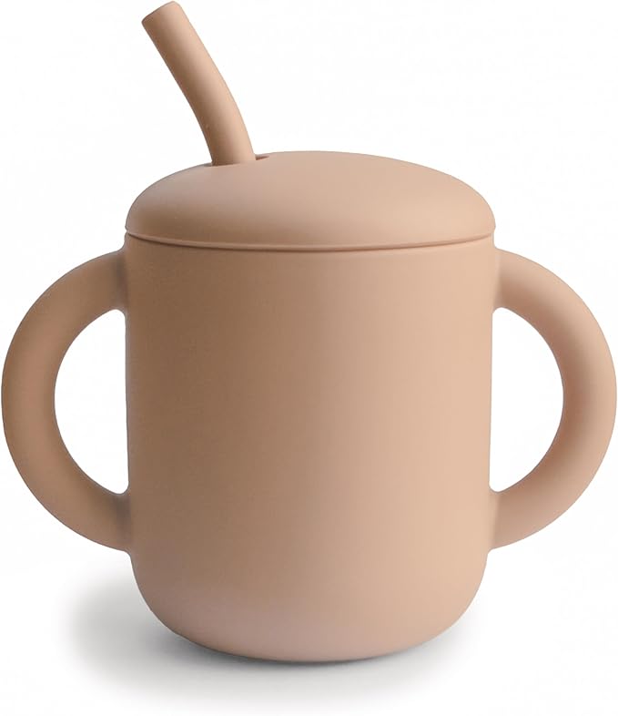 mushie 100% Silicone Training Cup & Straw by mushie