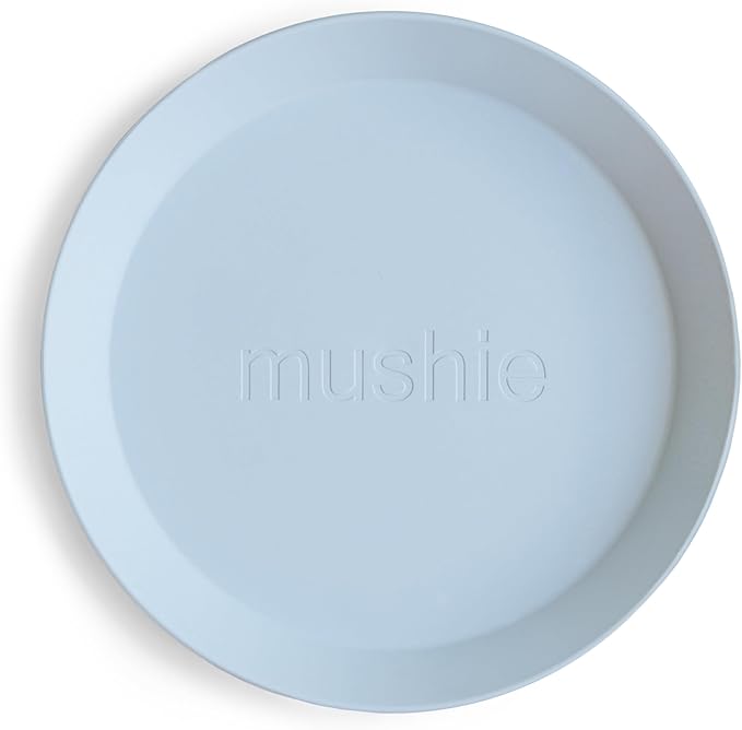 mushie Round Dinnerware Plates for Kids | Made in Denmark by mushie