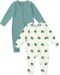 Jimonda Baby Sleeper Rompers, Unisex Boys Girls Zip-Front Pajamas One-Piece by JimondaBaby