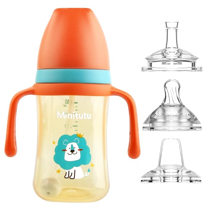Qshare Sippy Cups for Toddlers, Weighted Straw Learner Cup by Qshare