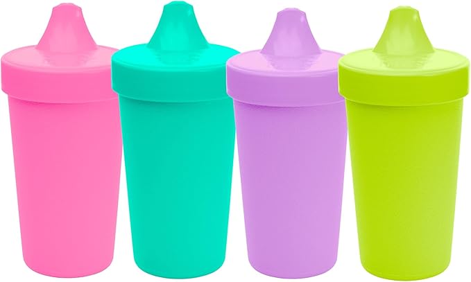 Re-Play Sippy Cups for Toddlers - 10 Oz. Reusable Spill Proof Cups for Kids by Re-Play