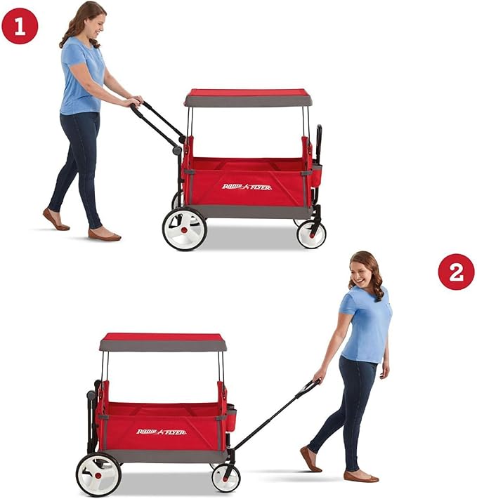 Radio Flyer Wagon for Kids, Baby Stroller, Outside Toys for Toddlers 1-3 - Image 4