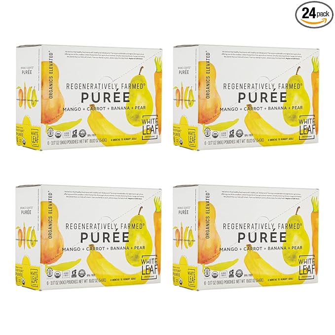 White Leaf Provisions Organic Purees / Baby Food Pouches by WhiteLeafProvisions