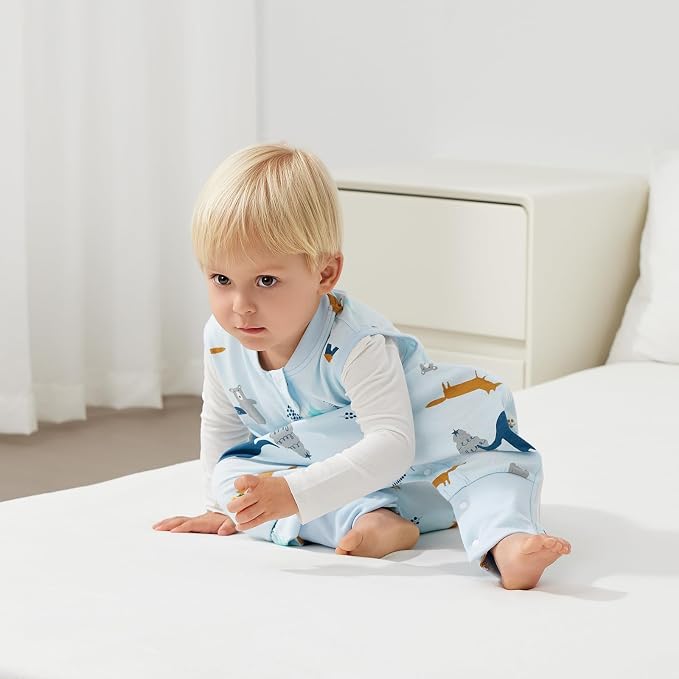 Duomiaomiao 0.5 TOG Toddler Sleep Sack 36-48 Months 100% Cotton Lightweight - Image 2