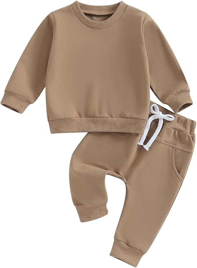 Tiaham Baby Boy Clothes Girl Outfits Fashion Sweatshirt Sweat Pant Kids Toddler by Tiacham
