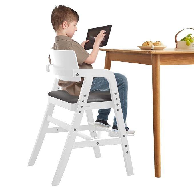Solid Wood high Chairs for Toddlers, High Chair Grows by Leesinwing
