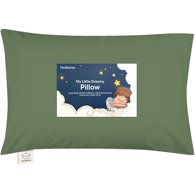 Toddler Pillow with Pillowcase by KeaBabies