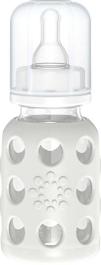 Lifefactory 4-Ounce BPA-Free Glass Baby Bottle by Lifefactory