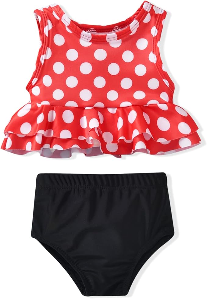 Aalizzwell Toddler Baby Girl Bathing Suit Two Piece Swimsuit Bikini Beach Wear by Aalizzwell