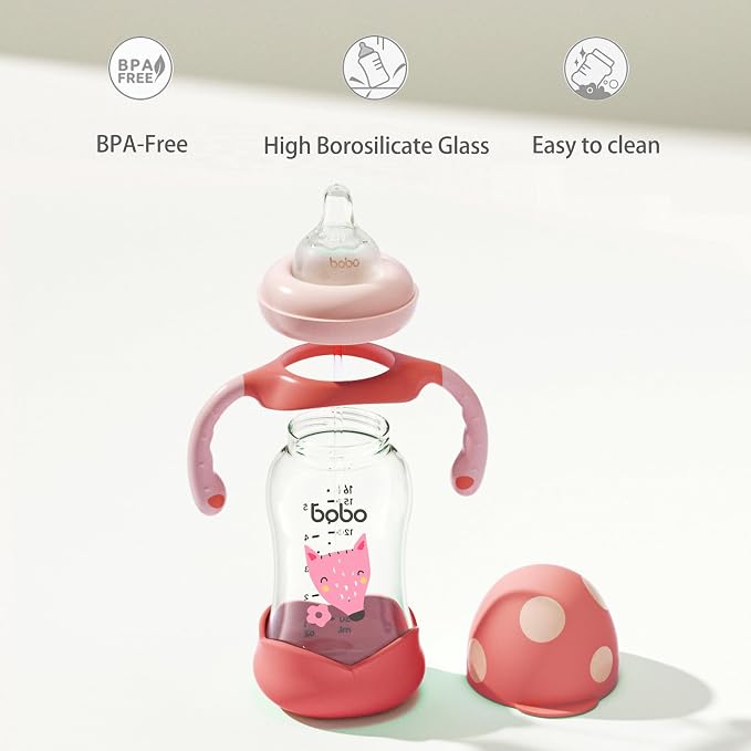 YOHKOH Natural Glass Baby Bottle - Image 3