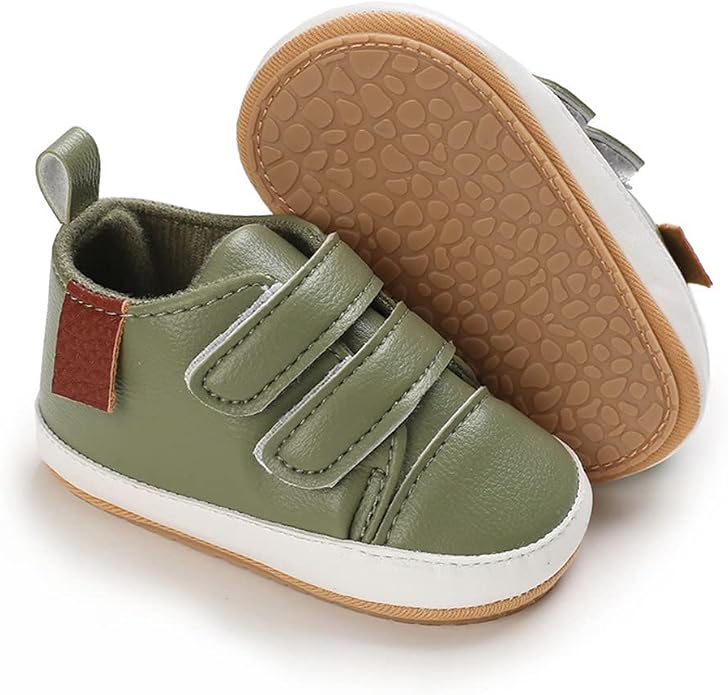 Clowora Baby Boys Girls Shoes Non-Slip Rubber Sole Sneakers Infant First by Clowora