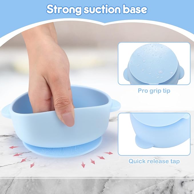 2 Pack Stainless Steel Baby Bowls - Image 5