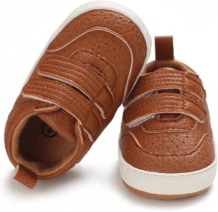 Clowora Baby Boys Girls Shoes Non-Slip Rubber Sole Sneakers Infant First - Image 4