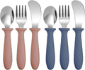 Pimoys 6 Pieces Toddler Utensils Forks, Spoons and Knives, Kids Silverware Set by PimoysLivingNecessities