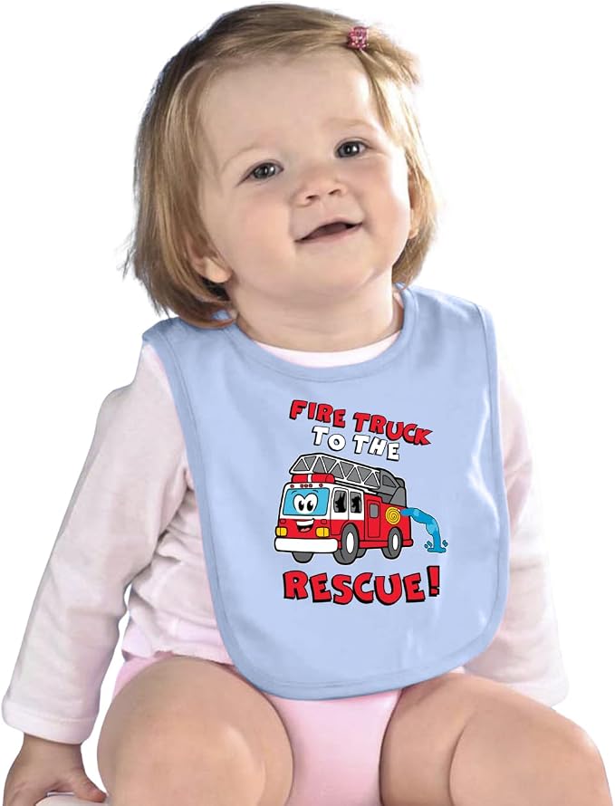 Wild Bobby Fire Truck to the Rescue Funny Cute Humor Infant Premium Jersey Baby - Image 3