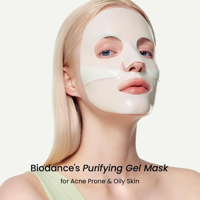 BIODANCE Refreshing Sea kelp Real Deep Mask, Overnight Hydrogel Mask, Oil & - Image 3