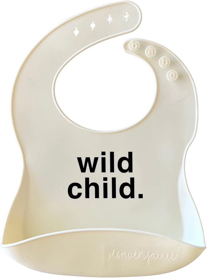 Denver James Silicone Feeding Bibs | Dishwasher Safe. Waterproof. Adjustable. by DenverJames