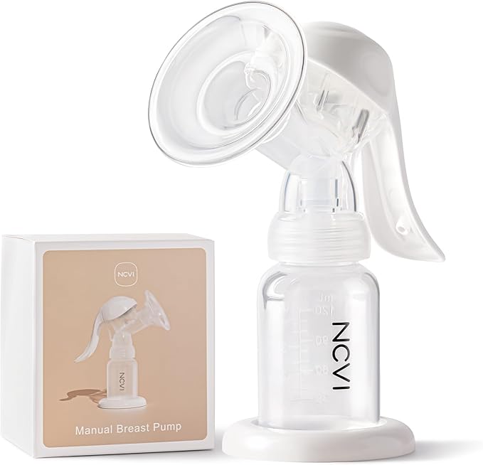 NCVI Manual Breast Pump for Breastfeeding Small Nipple, 20mm Silicone Soft by NCVI
