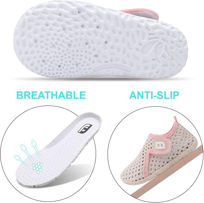 JOINFREE Baby Toddler Water Shoes Boys Girls Sandals Barefoot Kids Breathable - Image 4
