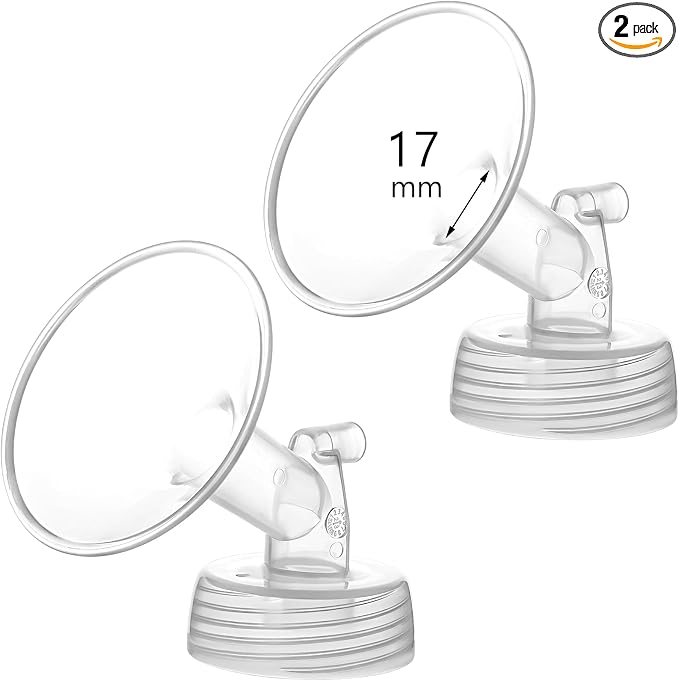 17mm Flange Compatible with Spectra S1 S2 9 Plus Synergy Gold Breastpump by Unknown