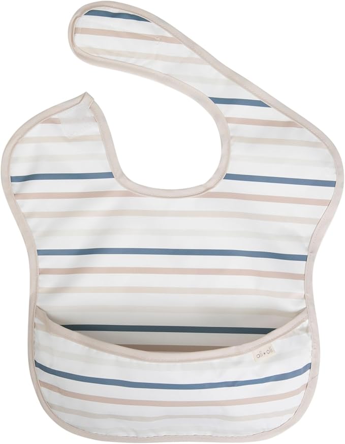 Ali+Oli Smock Bibs for Babies, BPA-Free Oeko-Tex Certified, Waterproof Baby - Image 5