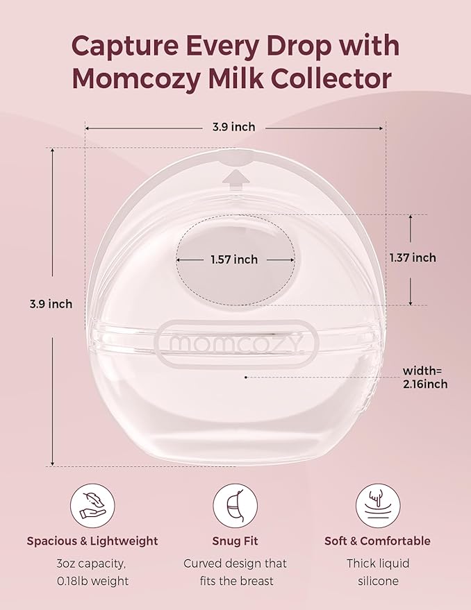 Momcozy Breast Milk Collector, Milk Collectors - Image 3