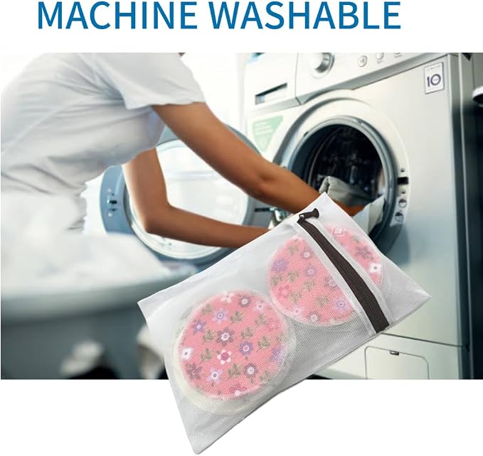 Reusable Nursing Pads 14 Pack, Washable Breast Pads - Image 6